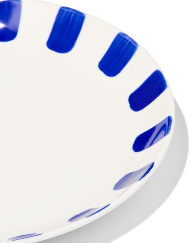 gebaksbordje &Oslash;17cm Tafelgenoten new bone wit met blauw