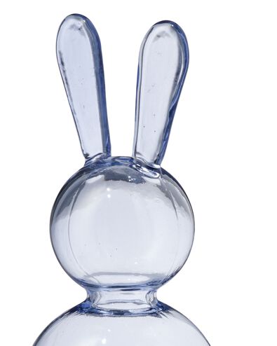 glazen konijn 15cm lila