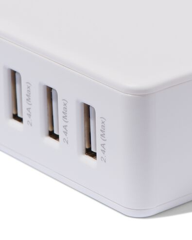 USB oplader met 4 ingangen