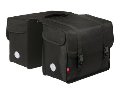 dubbele fietstas 60L 42x22x32 zwart