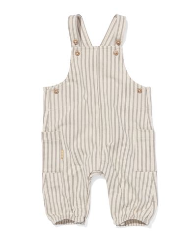 newborn tuinbroek sweat ecru