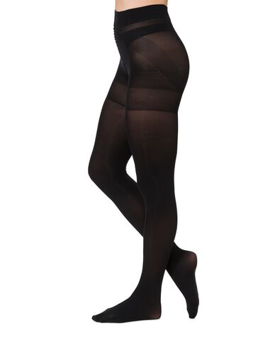 panty push-up 40denier zwart