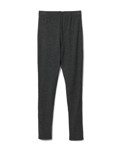dames lounge legging met ribbels donkergrijs
