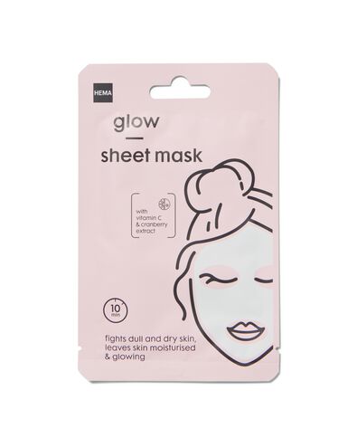 sheet gezichtsmasker - glow