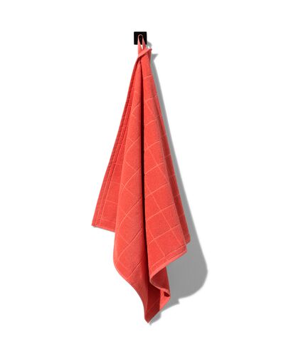 keukendoek 50x50 katoen koraal