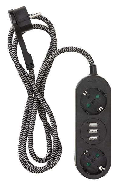 USB-stekkerdoos 2-voudig