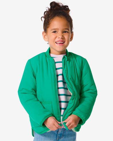 kinderjas doorgestikt felgroen