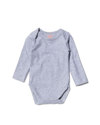 romper stretch grijsmelange