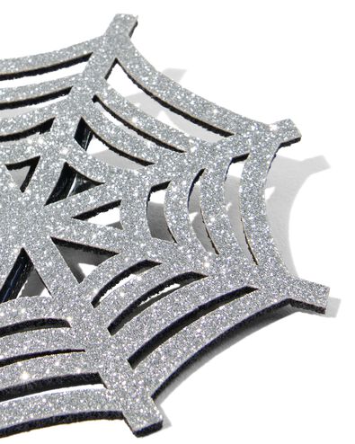 haarclip glitter spinnenweb