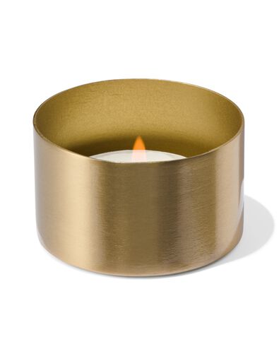 sfeerlichthouder &Oslash;5x3 goud metaal