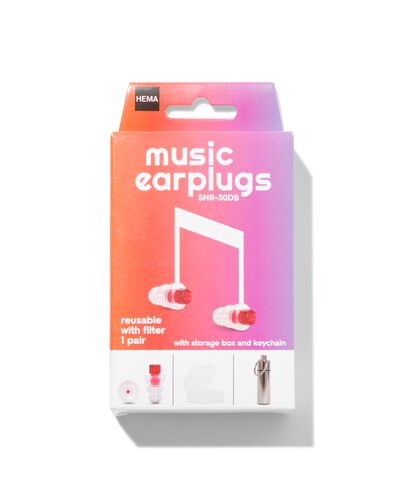 muziek oordopjes 7-10mm - 2 stuks