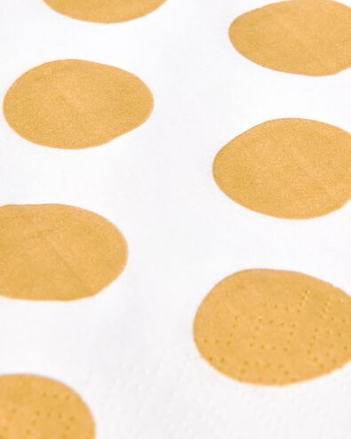 servetten - 33 x 33 - papier - goud stippen - 20 stuks
