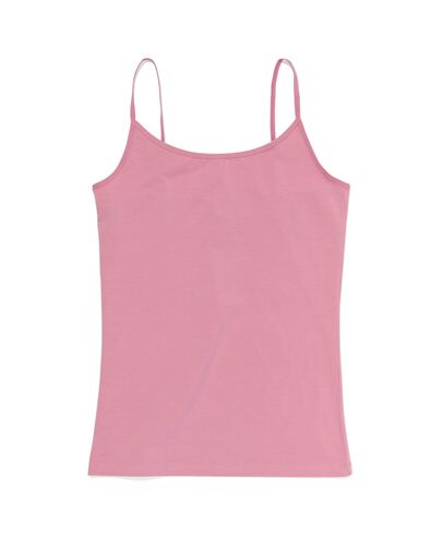 dameshemd stretch katoen roze