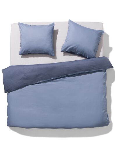 dekbedovertrek 240x200/220 katoen lyocell blauw