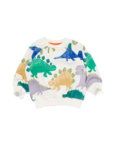 baby sweater dino's ecru
