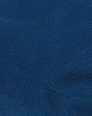 heren sokken met katoen mesh - 5 paar donkerblauw