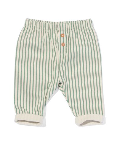 baby sweatbroek strepen ecru