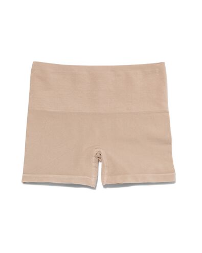 licht corrigerende boxer bamboe hoge taille beige