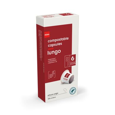 koffiecups lungo - 10 stuks