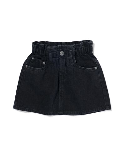 kinderrok paperbag denim zwart