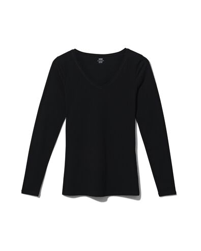 dames t-shirt biologisch katoen zwart