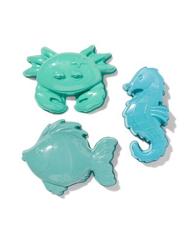 zandvormen recycled plastic - 3 stuks