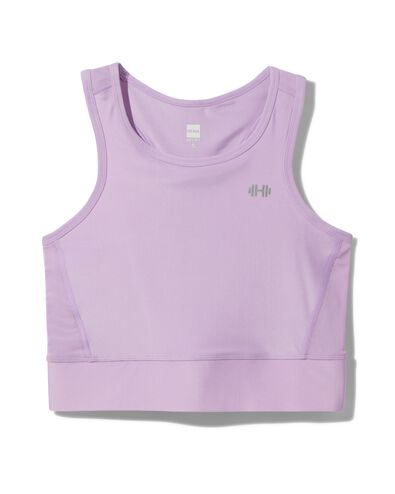 dames sporttop medium support lila