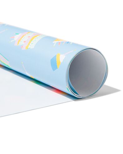 cadeaupapier 200x70 verjaardagstaart
