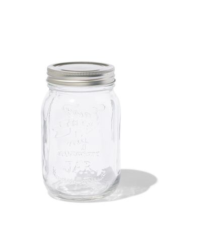 glazen pot 0.5L