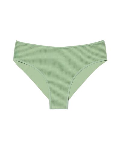dames brazilian micro met mesh middengroen