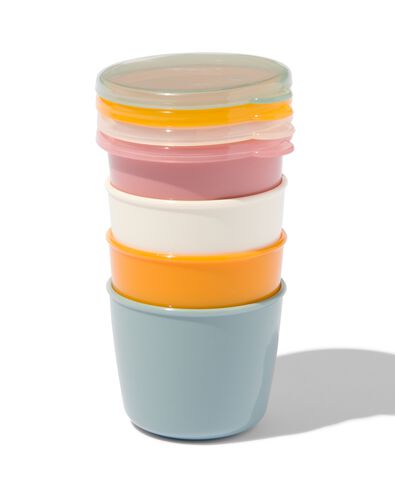 voedingspotjes met deksel 130ml- 4 stuks