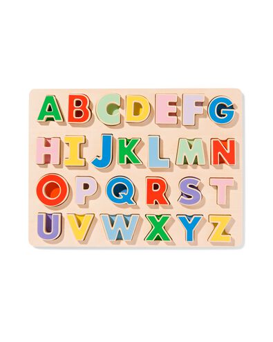 inlegpuzzel letters hout 22x29.4