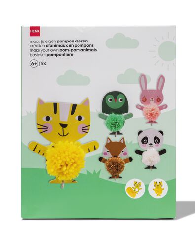 maak je eigen pompon dieren