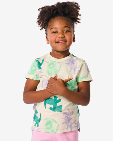 kinder t-shirt honden beige