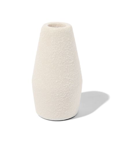 kandelaar &Oslash;5.5x11 wit aardewerk