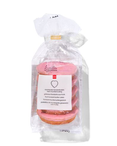 roomboter fondantcakes met vruchtenvulling 300gram