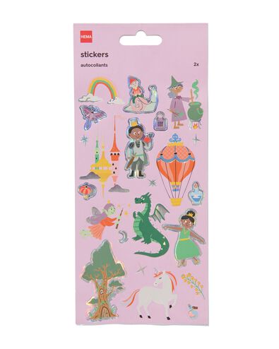 stickervellen sprookjes 19x10 - 2 stuks