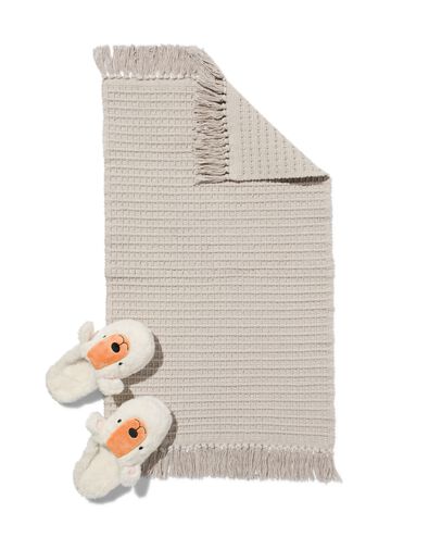 badmat wafel beige 50x80
