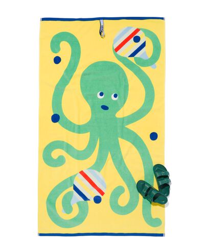 kinder strandlaken 80x140 octopus