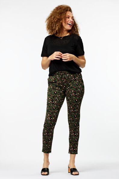 dames t-shirt linnen zwart