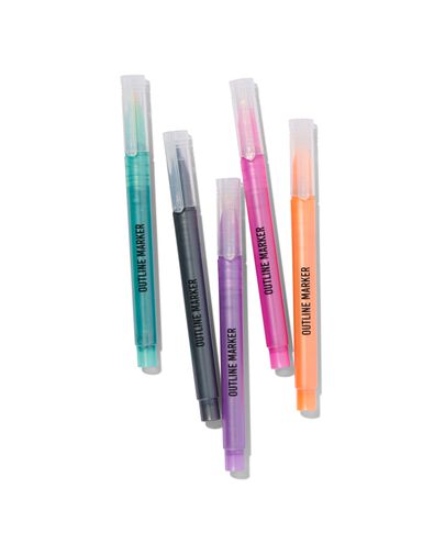 omtrekstiften - 5 stuks
