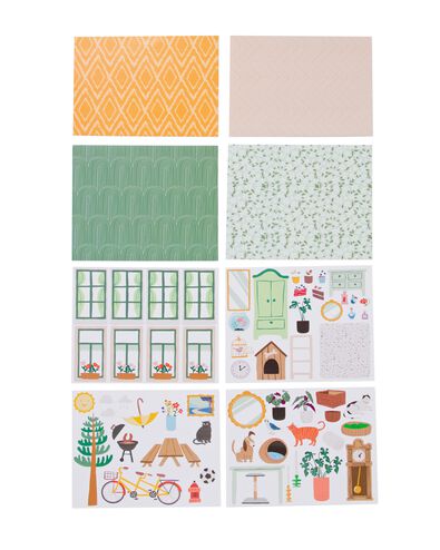 poppenhuis stickers - 16 vel