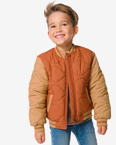 kinder bomberjack bruin