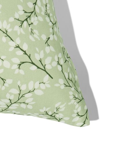 kussenhoes groen met bladeren 50x50