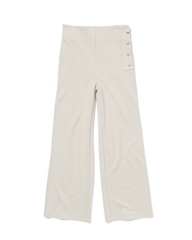 kinderbroek met knopen gebroken wit