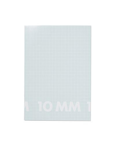 schriften A4 geruit 10x10mm mint - 3 stuks