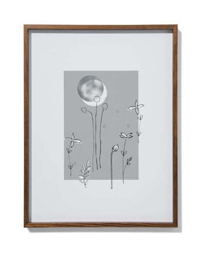 fotolijst massief notenhout 30x40