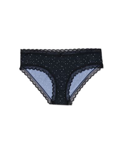 dames hipster micro met kant zwart