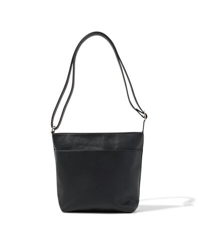 schoudertas crossbody 25x21x6 zwart