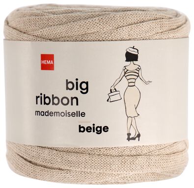 lintgaren recycled katoen 50m beige